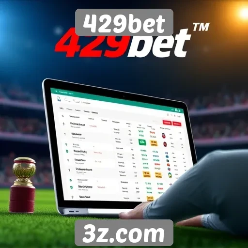 Análise das funcionalidades do site 429bet