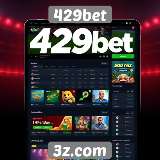 Plataforma 429bet e sua interface de usuário
