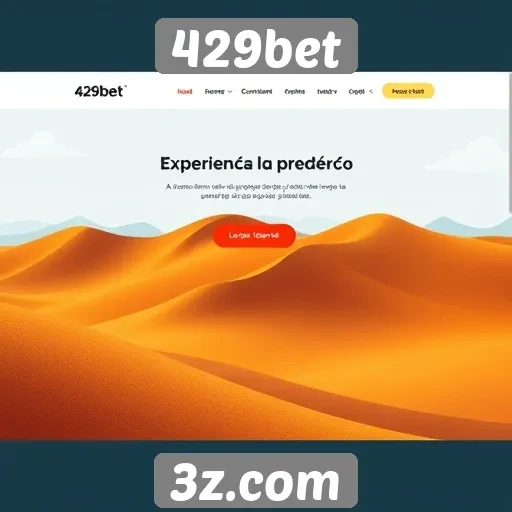 Experiência do usuário no design do site 429bet