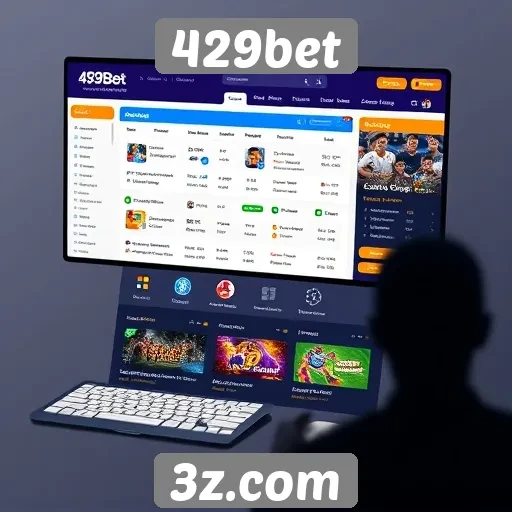 Interface do usuário do 429bet é intuitiva